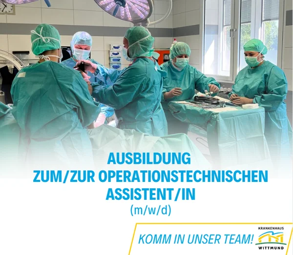 Ausbildung zum/zur Operationstechnischen Assistent/in
